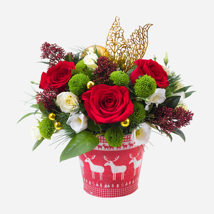Christmas Flowers Delivered Same Day via Direct2florist